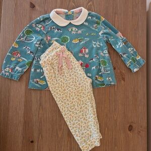Baby Boden Farm Print Set
